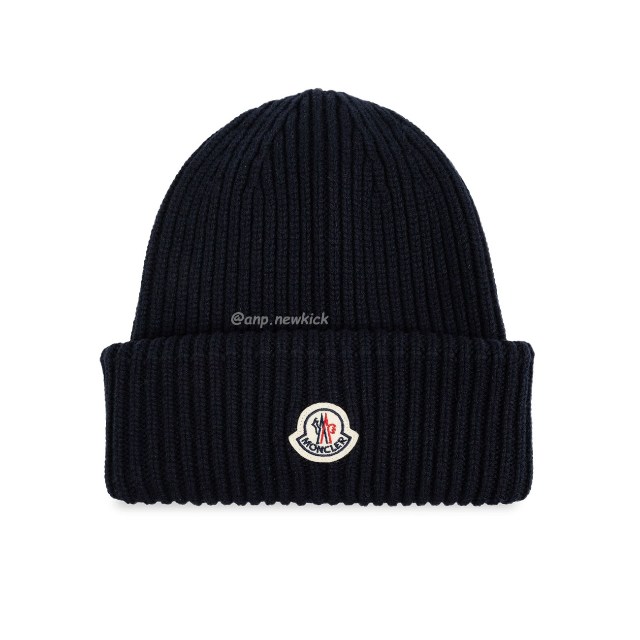 Moncler Logo Patch Beanie Black (1) - newkick.cc